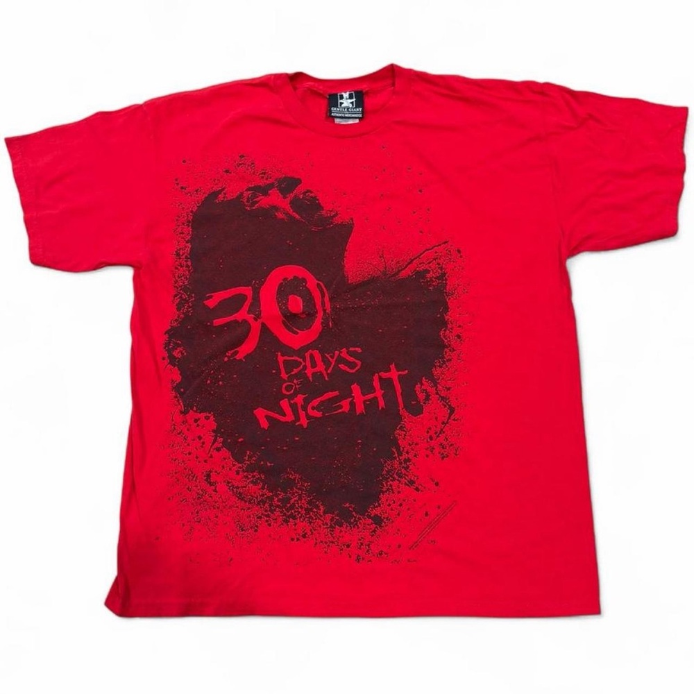 Gentle Giant red 30 Days of Night T-shirt Size XL